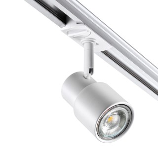 370927 PORT NT22 067 белый Светильник трековый однофазный двухжильный IP20 GU10 50W 220V MOLO-foto5