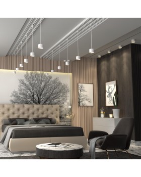 358659 PORT NT21 090 белый Светильник трековый однофазный трехжильный, провод 1.2м IP20 LED 4000К 12W 220V PATERA-foto4