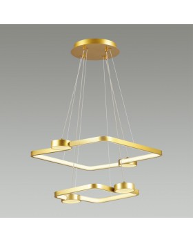 5248/92L LEDIO LN23 матовое золото Светильник подвесной LED 92W 4558Лм 220V SHERIDAN-foto3