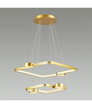 5248/92L LEDIO LN23 матовое золото Светильник подвесной LED 92W 4558Лм 220V SHERIDAN-foto3