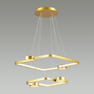 5248/92L LEDIO LN23 матовое золото Светильник подвесной LED 92W 4558Лм 220V SHERIDAN-foto3