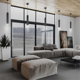 358128 OVER NT19 203 черный Накладной св-к длина провода 1м IP20 LED 3000K 12W 160 - 265V MODO-foto3