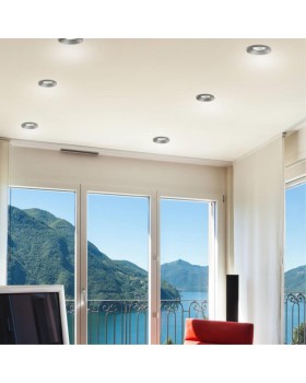 357586 SPOT NT18 249 черный Встраиваемый светильник IP44 LED 3000K 10W 100-265V METIS-foto3