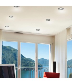 357586 SPOT NT18 249 черный Встраиваемый светильник IP44 LED 3000K 10W 100-265V METIS-foto3