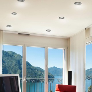 357586 SPOT NT18 249 черный Встраиваемый светильник IP44 LED 3000K 10W 100-265V METIS-foto3