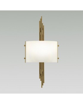 5415/2WA MODERN ODL_EX23 39 бронзовый/белый матовый/металл/стекло Бра E27 2*40W MARGARET-foto3