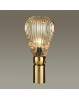 5402/1T MODERN ODL_EX23 21 золотой/янтарный/металл/стекло Настольная лампа E14 1*40W ELICA-foto3