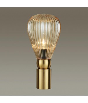 5402/1T MODERN ODL_EX23 21 золотой/янтарный/металл/стекло Настольная лампа E14 1*40W ELICA-foto3