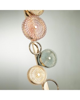 5412/68FL L-VISION ODL_EX23 9 золотой/разноцветный металл/стекло Торшер LED 68W 4000K CARAMELLA-foto5