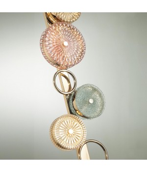 5412/68FL L-VISION ODL_EX23 9 золотой/разноцветный металл/стекло Торшер LED 68W 4000K CARAMELLA-foto5