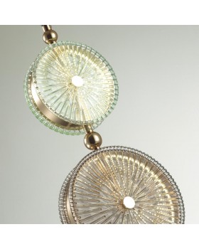 5412/13LD L-VISION ODL_EX23 8 золотой/зеленый/св.коричневый металл/стекло Подвес LED 13W 4000K CARAMELLA-foto6