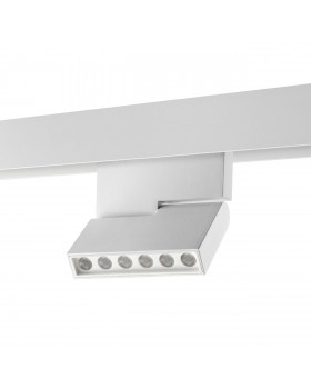358627 SHINO NT21 051 белый Трековый низковольтный св-к диммируемый с ДУ, со сменой цв.температуры IP20 LED 3000~6500К 12W 48V FLUM-foto4