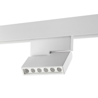 358627 SHINO NT21 051 белый Трековый низковольтный св-к диммируемый с ДУ, со сменой цв.температуры IP20 LED 3000~6500К 12W 48V FLUM-foto4
