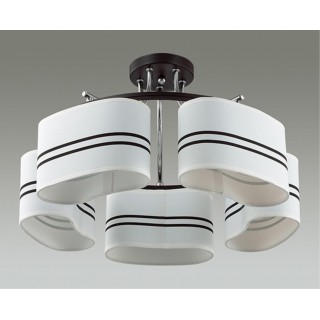 3056/5C COMFI LN16 087 хром/черный/ткань Люстра потолочная E14 5*40W 220V IVARA-foto4
