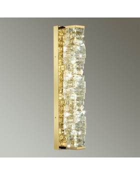 4999/15WL HALL ODL23 433 золотой/прозрачный/металл/хрусталь Бра LED 15W 4000K STRAZA-foto3