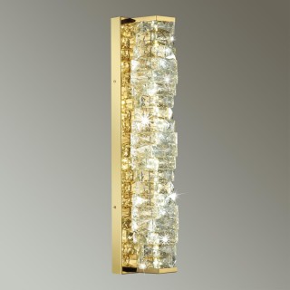 4999/15WL HALL ODL23 433 золотой/прозрачный/металл/хрусталь Бра LED 15W 4000K STRAZA-foto3