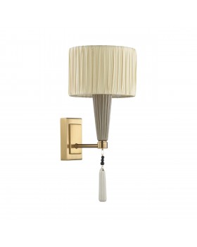 5403/1W CLASSIC ODL_EX23 33 бронзовый/светло-коричневый/кремовый металл/керамика/ткань Бра E14 1*40W LATTE-foto6