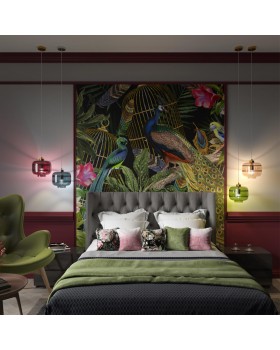 4773/1 PENDANT ODL21 281 зеленый/бронзовый Подвес E27 60W STORBI-foto3