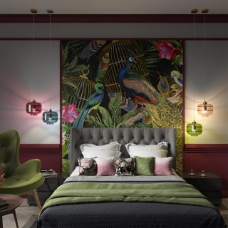 4773/1 PENDANT ODL21 281 зеленый/бронзовый Подвес E27 60W STORBI-foto3