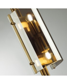 4895/2W MODERN ODL_EX23 37 бронзовый/дымчатый/металл/стекло Бра E27 2*40W MARGARET-foto6