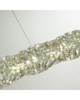 4999/36LA HALL ODL23 433 золотой/прозрачный/металл/хрусталь Люстра LED 36W 4000K STRAZA-foto5