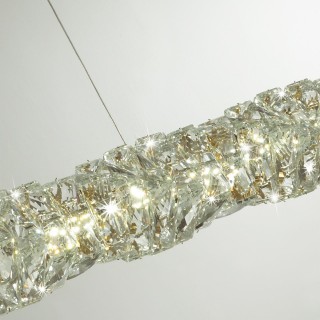 4999/36LA HALL ODL23 433 золотой/прозрачный/металл/хрусталь Люстра LED 36W 4000K STRAZA-foto5