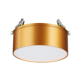 358754 SPOT NT21 240 матовое золото Светильник встраиваемый светодиодный IP20 LED 24W 4000K 2100Лм 100-265V PROMETA-foto5