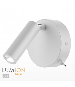 5221/3WL LEDIO LN22 016 белый Бра с выкл. LED 3W 3000K 330Лм 220V CHASE-foto4