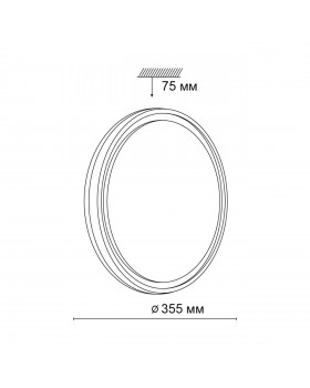 3044/CL PALE SN 028 Светильник пластик/белый/коричневый LED 30Вт 4000К D355 IP43 NAVIL-foto2