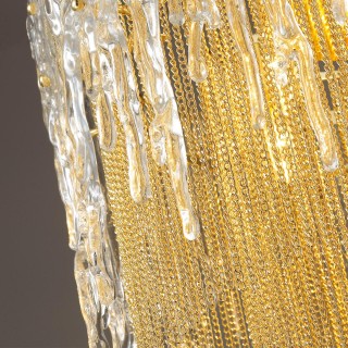 4634/6 CLASSIC ODL20 443 золото/стекло/металл.цепочки Люстра E14 6*40W 220V BRITA-foto7