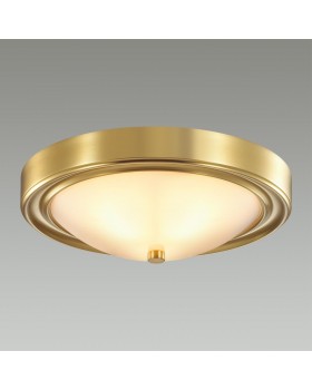 5259/2C VINTAGE LN23 222 латунь Настенно-потолочный светильник E27 2*60W 220V NINA-foto3