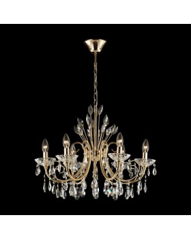 4977/6 HALL ODL23 435 золотой/хрусталь Люстра E14 6*40W VERSIA-foto3