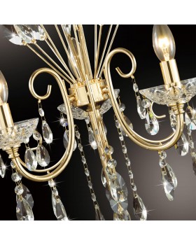 4977/2W HALL ODL23 435 золотой/хрусталь Бра E14 2*40W VERSIA-foto6