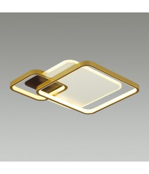 5243/59CL LEDIO LN23 белый, черный, матовое золото Люстра потолочная диммир. с ДУ LED 59W 3894Лм 220V SCOTT-foto3