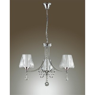 3411/3 COMFI LN17 080 хром Люстра E14 3*40W 220V MODESTA-foto3