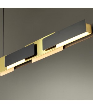 4991/40L L-VISION ODL23 381 черный/золотой/металл/акрил Люстра LED 40W 3000K FIERRO-foto6