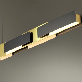 4991/40L L-VISION ODL23 381 черный/золотой/металл/акрил Люстра LED 40W 3000K FIERRO-foto6