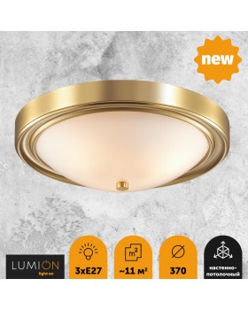 5259/3C VINTAGE LN23 222 латунь Настенно-потолочный светильник E27 3*60W 220V NINA-foto4