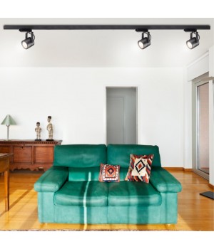 370427 PORT NT19 104 черный Светильник трековый однофазный трехжильный IP20 GU10 50W 220V PIPE-foto3