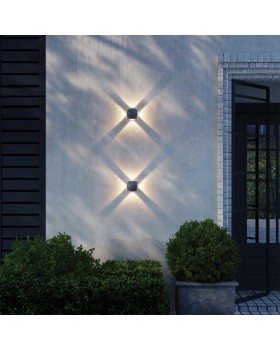 358464 STREET NT20 343 темно-серый Ландшафтный настенный св-ник IP54 LED 4000K 12W 85-265V CALLE-foto3