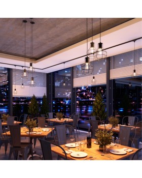 370423 PORT NT19 109 черный Светильник трековый однофазный трехжильный IP20 E27 50W 220V ZELLE-foto4