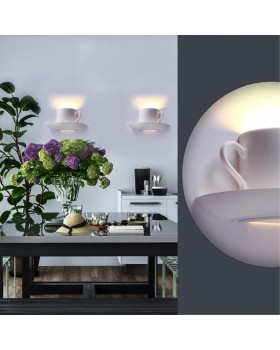 3548/1W HIGHTECH ODL18 204 белый гипсовый Настенный светильник IP20 G9 1*40W 220V GIPS-foto3