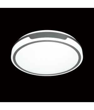 3051/DL TAN SN 030 Светильник пластик/белый/серый LED 48Вт 3000-6500К D390 IP43 пульт ДУ/ LampSmart AVELLA-foto3