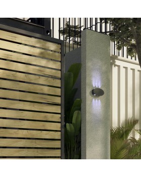 358563 STREET NT21 318 темно-серый Ландшафтный настенный светильник IP54 LED 4000K 6W 85-265V CALLE-foto3