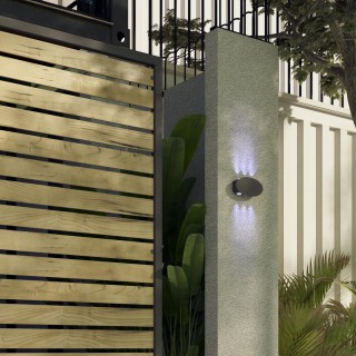 358563 STREET NT21 318 темно-серый Ландшафтный настенный светильник IP54 LED 4000K 6W 85-265V CALLE-foto3