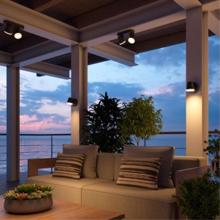 357831 STREET NT18 338 темно-серый Ландшафтный настенный светильник LED 3000К 20W 220-240V KAIMAS-foto3