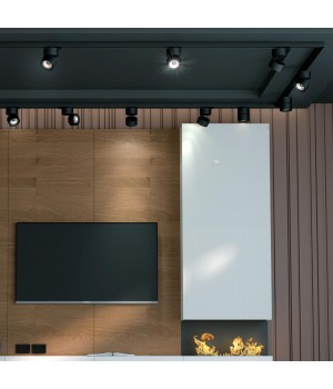 358787 PORT NT21 123 черный Трехфазный трековый светодиодный светильник IP20 LED 25W 4000K 2200Лм 100-265V GRODA-foto3