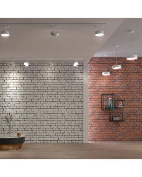 358761 OVER NT21 184 белый Светильник накладной светодиодный, длина провода 2м IP20 LED 30W 4000K 2600Лм 100-265V PROMETA-foto3