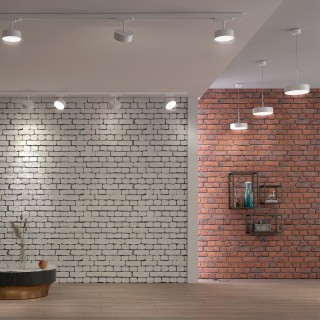 358761 OVER NT21 184 белый Светильник накладной светодиодный, длина провода 2м IP20 LED 30W 4000K 2600Лм 100-265V PROMETA-foto3