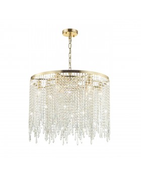 5028/9 MODERN ODL23 429 золотой/прозрачный металл/хрусталь Люстра E14 9*40W CHOKKA-foto4